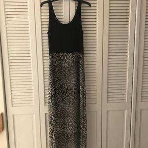 Vince Camuto Leopard Print Maxi Dress